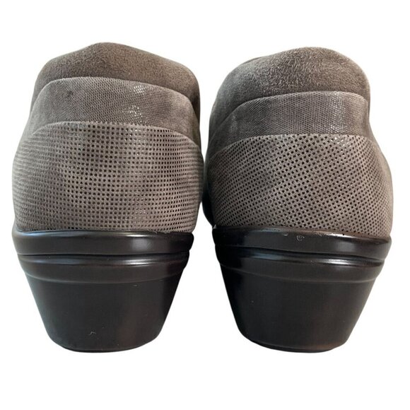 Aravon Kitt Twin Gore Pump Slip-On Suede Comfort Shoes in Mink Brown Size 9 - Picture 6 of 13